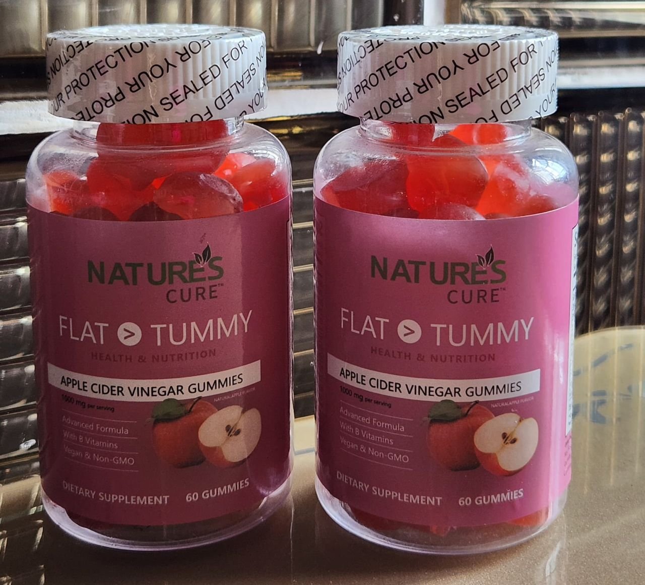Nature’s Cure Flat Tummy Apple Cider Vinegar Gummies - Image 2